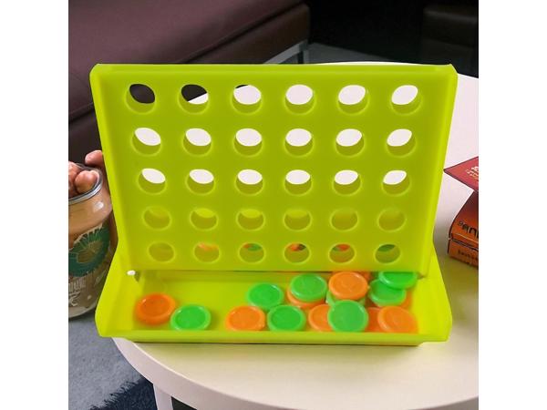 4 op een rij spel , geel mini 7,5cm x 4,5cm