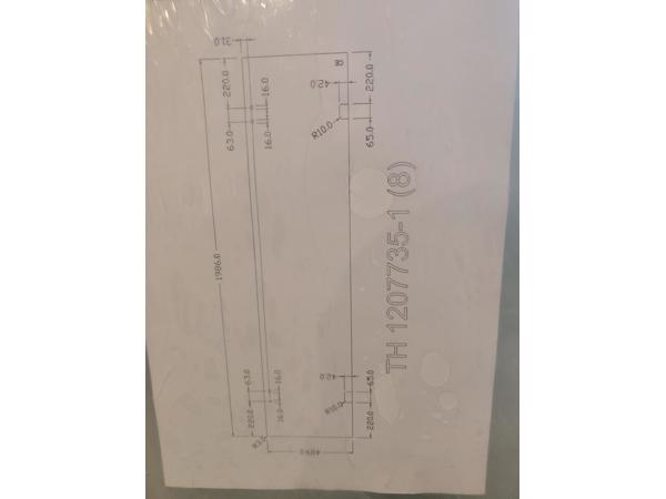 Inklapbare glazen douche/badwand