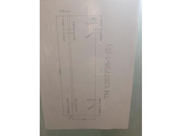 Inklapbare glazen douche/badwand