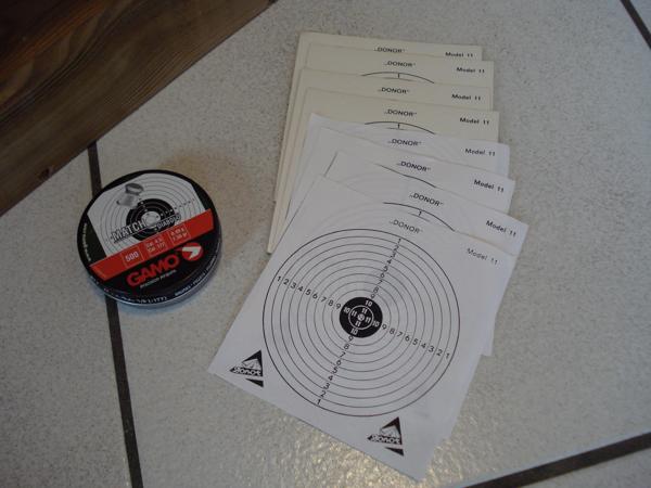 GAMO 610 4,5 mm luchtbuks  ,met hardhouten kolf