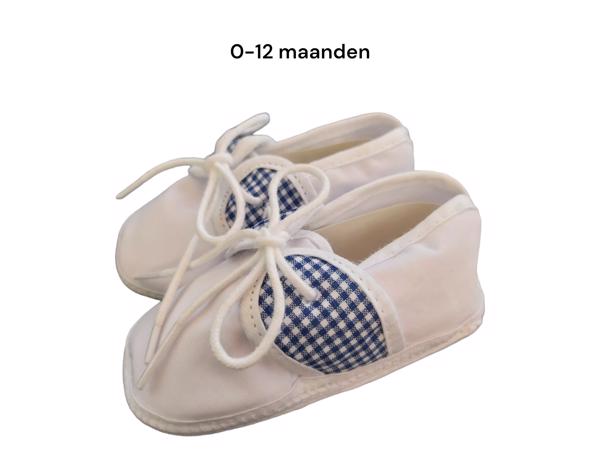 Junior Joy Babyschoenen blauw ruitje