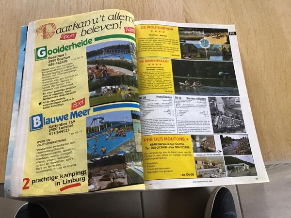 Boek Campingplaatsen inter. gids ,7000 pl.in heel Europa