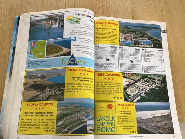 Boek Campingplaatsen inter. gids ,7000 pl.in heel Europa