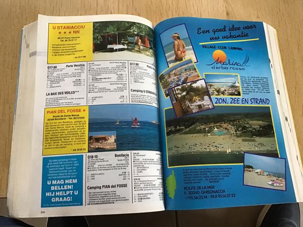 Boek Campingplaatsen inter. gids ,7000 pl.in heel Europa