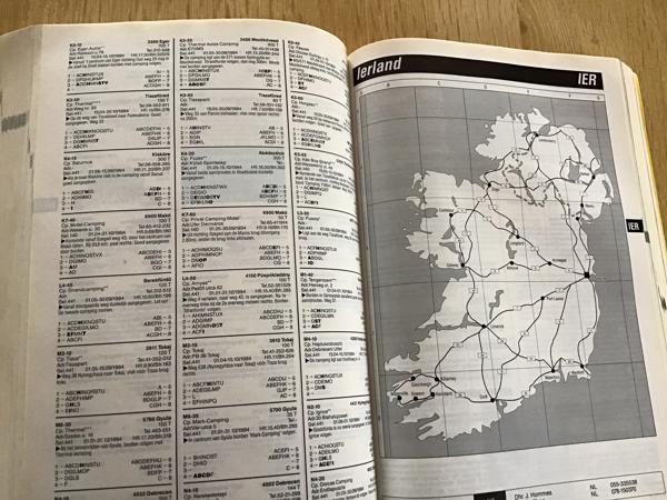 Boek Campingplaatsen inter. gids ,7000 pl.in heel Europa