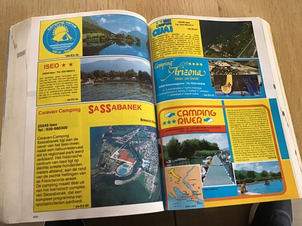 Boek Campingplaatsen inter. gids ,7000 pl.in heel Europa
