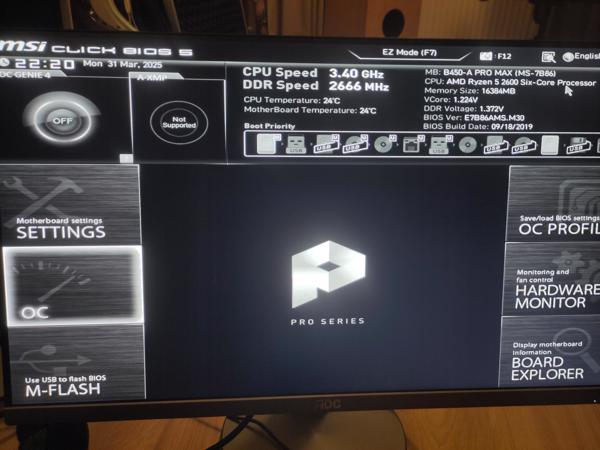 Zelfbouw PC in goede staat 2018 + scherm