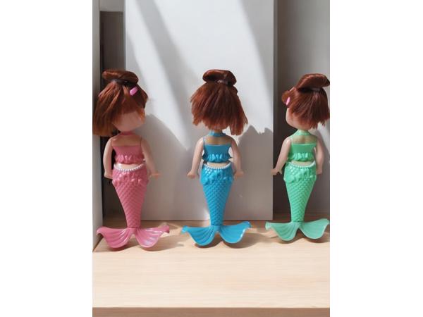 set van 3x Mermaid zeemeermin poppen 18cm