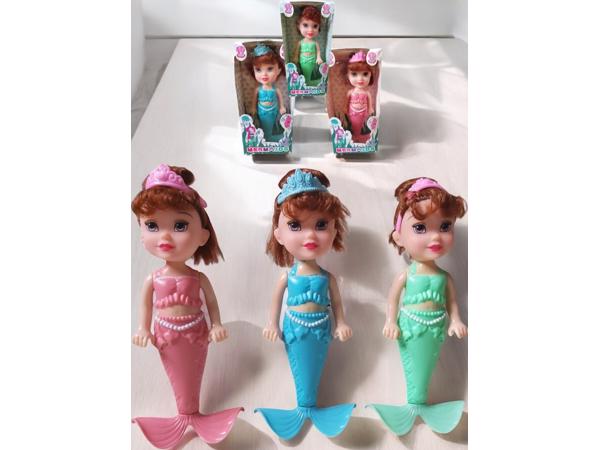 set van 3x Mermaid zeemeermin poppen 18cm