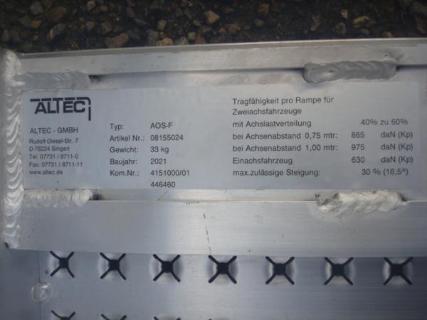 Oprijplaat Rij plaat rampe invalide lift Altec Roelstoel