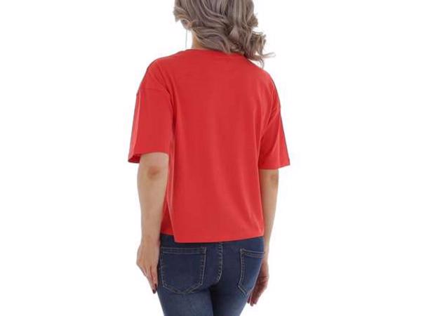 Glo-Story t-shirt Shine all day rood goud S/36