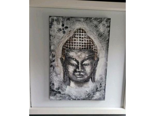 Boeddha schilderij & hoofd