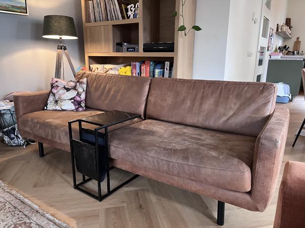 Leren cognac bank van vtwonen