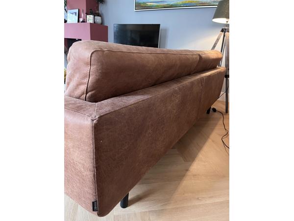 Leren cognac bank van vtwonen