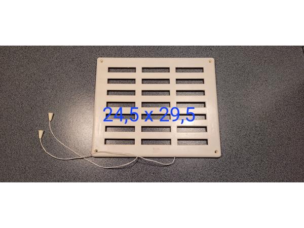 Roosters (diverse afmetingen) plastic en alluminium