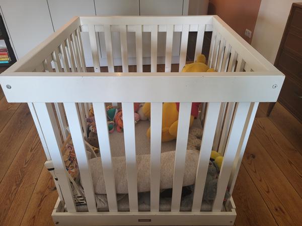 Witte Bopita babybox vierkant