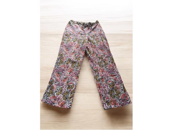 Gekleurde print zomer broek XL