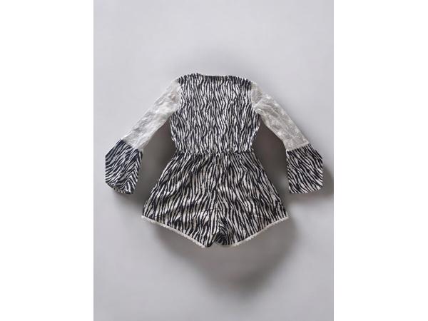 Emmash Paris playsuit zebra L/40