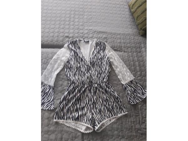 Emmash Paris playsuit zebra L/40