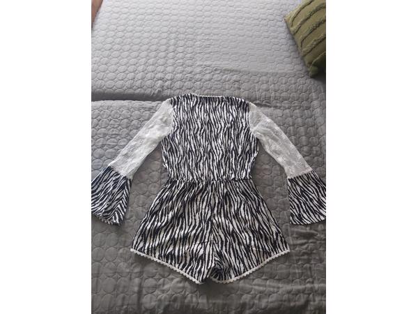 Emmash Paris playsuit zebra L/40