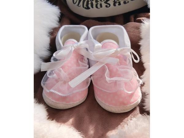 Newborn Meisjes Roze/wit Met Stippen