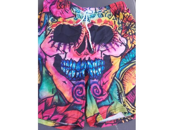 Zwembroek zwemshort skull multicolor XL