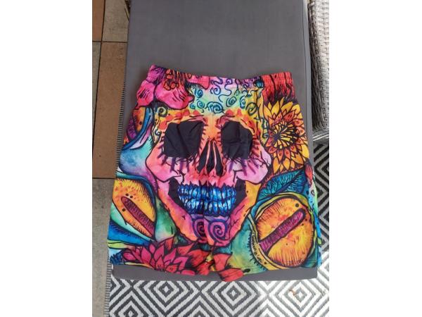 Zwembroek zwemshort skull multicolor XL