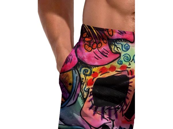 Zwembroek zwemshort skull multicolor XL