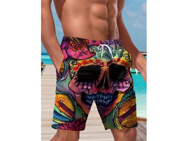 Zwembroek zwemshort skull multicolor XL