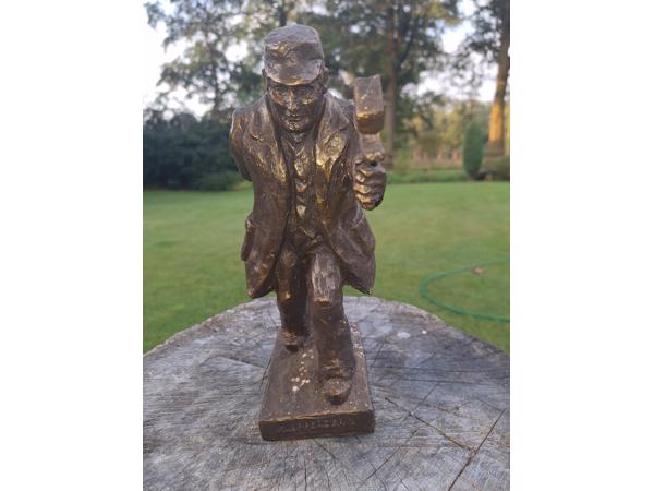 Klepperderk Hellendoorn bronzen beeldje
