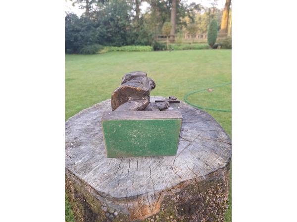 Klepperderk Hellendoorn bronzen beeldje