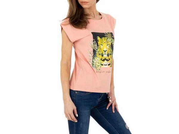 Glo-story t-shirt roze tijger S