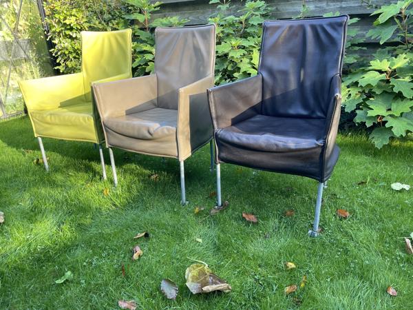 Leren stoelen Montis