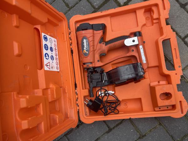 Paslode zo goed als nieuw met alle toebehoren