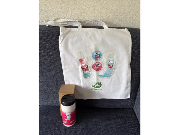 Lutti tas snoepprint Life is Luttiful lussentas