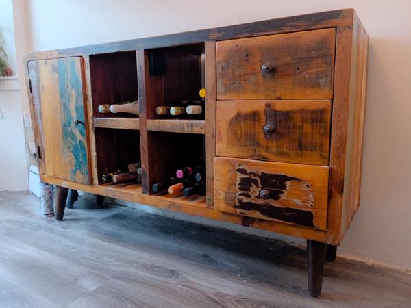 Buffetkast Gerecycled Hout (Massief)