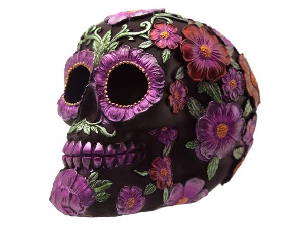 Nieuw Candy skull metallic madelief