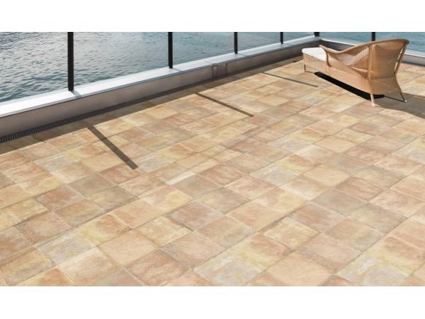 Nieuwe terra cotta tegels oude antieke look 33x33 cm