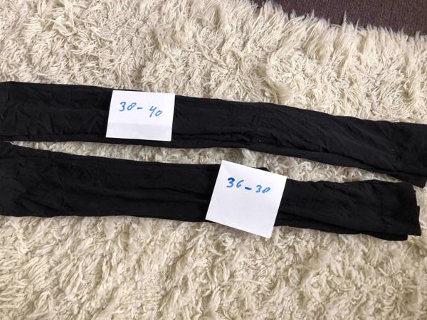 2 stuks nieuwe zwarte legging