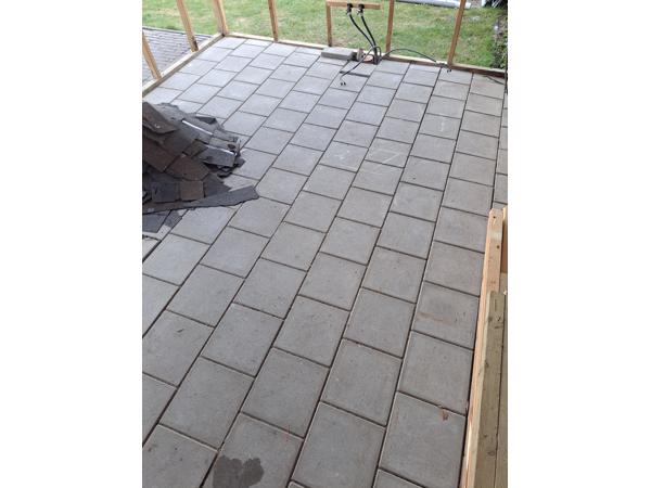 Stoeptegels ca 120 stuks