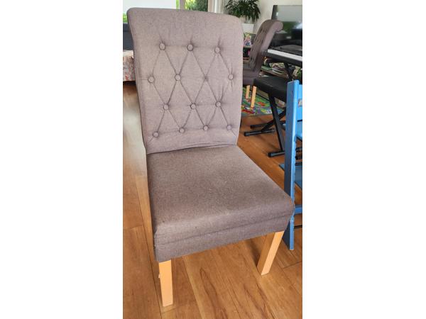 6  mooie eettafel stoelen