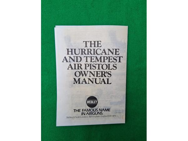 Webley Hurricane luchtdrukpistool