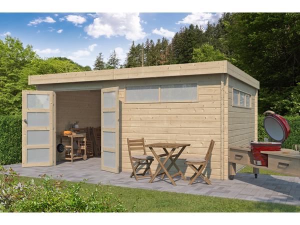 Blokhut 4602ISO --44mm dik en geïsoleerd dak---