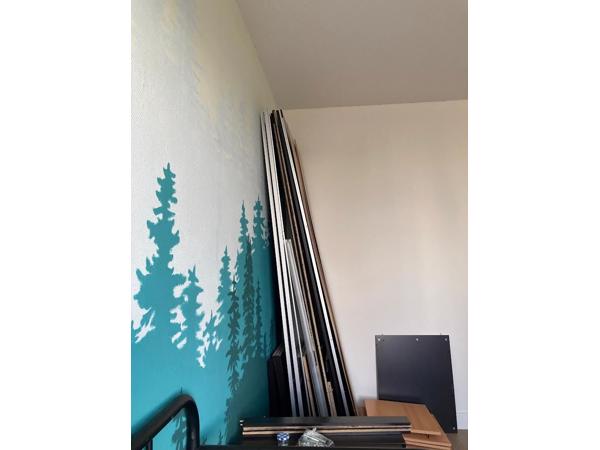 Pax kledingkast met spiegel schuifdeur