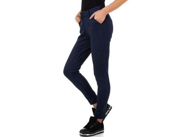 Drole de Copine stretchy zachte sterren broek marineblauw M/