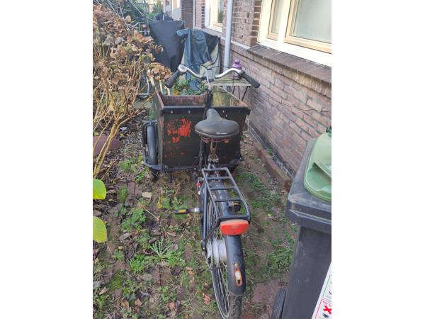 3 wieler Bakfiets, kan elektrisch maar werkt nu niet.