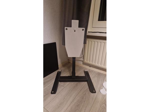 Stalen target hardox500, beugelsets