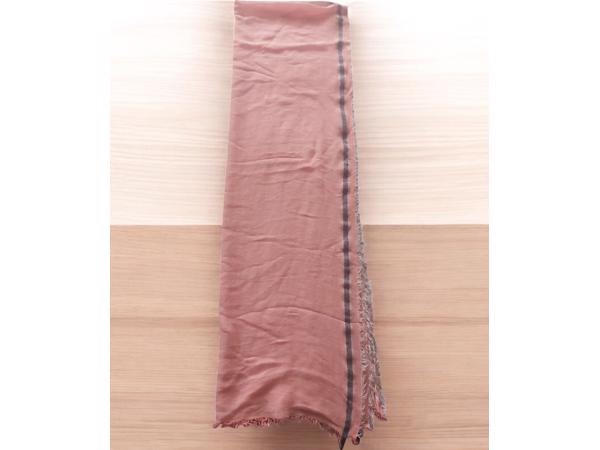 sjaal / omslagdoek zalm roze 170cmx51cm