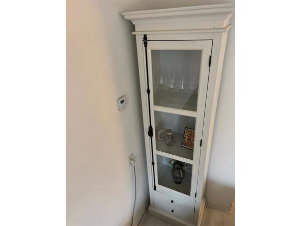 Vitrine kast wit