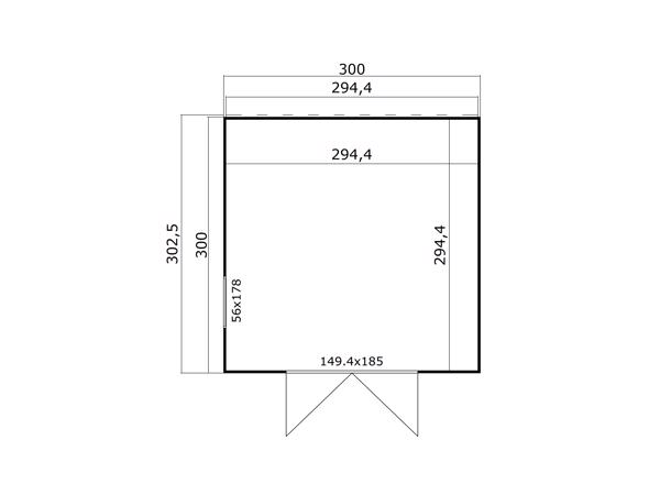 NIEUW Tuinhuis Palermo 1